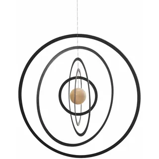 Flensted Mobiles Science Fiction, Nature Mobile, Stahl, braun/schwarz, 24x24 cm