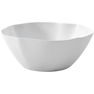 Villeroy & Boch Salatschüssel , Weiß Hochglanz , Keramik , Uni , organisch , 10.5 cm , hitzebeständig, stoßfest, robust , Geschirr, Schalen & Schüsseln, Salatschüsseln