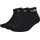 Think Ankle Socken 3er Pack Black/White 37-40