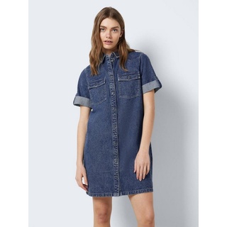 Noisy May Jeanskleid »NMNEW SIGNE S/S DENIM DRESS WG002MB NOOS«, blau