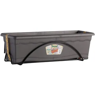 Plastiken Blumenkasten 60 x 24 cm Anthrazit