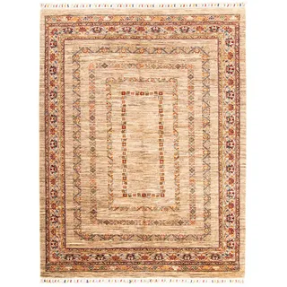 morgenland Orientteppich »Keshan - Indus - 307 x 244 cm - dunkelrot«, rechteckig, 10 mm Höhe, Wohnzimmer, Handgeknüpft, Einzelstück mit Zertifikat, rot