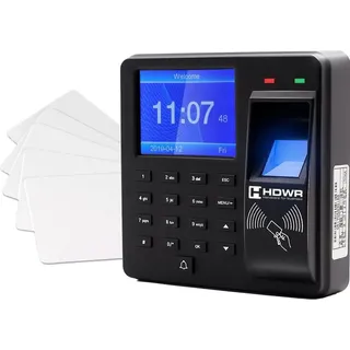 Zeiterfassung mit RFID-Karte/Schlüsselanhänger CTR10 + 15 Karten HD-RWC01