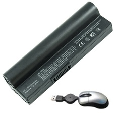 amsahr EEEPC900A-05 Ersatz Batterie für Asus Eee PC 900/701SD/701SDX - Umfassen Mini Optische Maus schwarz
