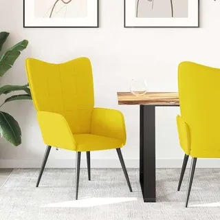 vidaXL Relaxsessel Senfgelb Stoff - Gelb