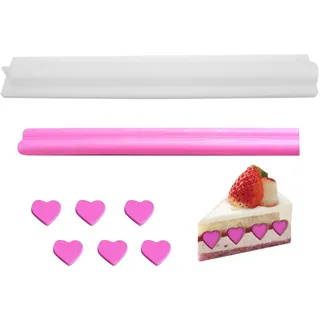 LaceDaisy DIY lange Tube Schaum Dessertform Silikonform für die Herstellung von Seifen Kerzenform handgefertigt Kerze Dekoration Kuchen Werkzeug Küche Handwerk Dekorationen