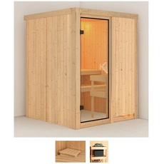 Bild Sauna »Norma«, (Set), ohne Ofen beige