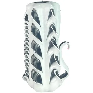 Handgemachte Designkerze, geruchlose dekorative Kerze 120 x 220 mm, 126 Stunden lange brennende zylindrische Kerze, rauchfreie Baumwolldochte, ideale Heimdekoration und vielseitiges Geschenk