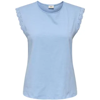 JdY Damen Jdysalva Life S/L Crochet Top JRS, Frozen Fjord, L EU