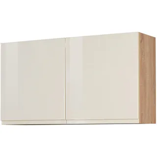 Held Küchenoberschrank , Creme , Holzwerkstoff , 100x57x34 cm , hängend , Küchen, Küchenmöbel, Küchenschränke, Küchenoberschränke