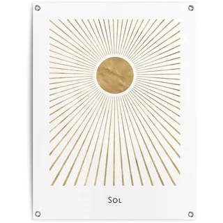 Reinders! Reinders "Sonne", Outdoor für Garten oder Balkon, farbe bild(er): gold