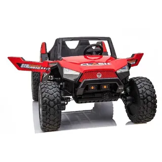 Kinderfahrzeug - Elektro Auto "Buggy 928" - 2x 12V Akku,4x75W Motoren- 2,4Ghz, Allrad+2 Sitzer+Ledersitz+EVA