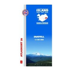 Mal og menning Island Atlaskort 26 Snaefell - One Size