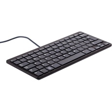 Bild von Pi USB Tastatur DE schwarz/grau