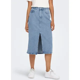 ONLY Jeansrock »ONLBIANCA MIDI SKIRT DNM REA NOOS«, blau