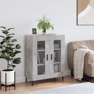 vidaXL Sideboard Betongrau 69,5x34x90 cm Holzwerkstoff - Grau