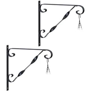 Relaxdays Blumenampel Halterung 2er Set