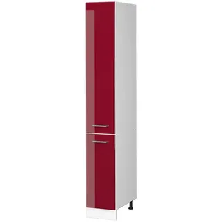 Vicco Apothekerschrank Rot Hochglanz 30 x 206,8 x 57,2 cm Rot