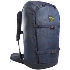 Tatonka Daypack City Pack 30l - Großer Rucksack mit Laptop-Fach und abnehmbarer Hüfttasche - aus recycelten Materialien - 30 Liter Volumen (navy curve)