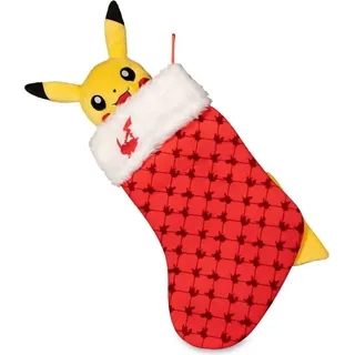 Pokémon Pokemon - Pikachu Nikolaus Plüsch-Stiefel Weihnachten Deko Dekoration Stocking