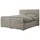 Boxspringbett 120x200 mit und Boxspringbett 120x200 mit und 120x200 Beige H4 Beige