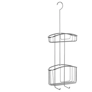 Tatay 2 Heights With Hanger Duschkorb - Silver - One Size