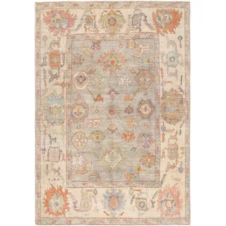 benuta Teppich Mara, rechteckig, Höhe: 6 mm, Kunstfaser, Berber, Ethno-Style, Wohnzimmer bunt 120 cm x 170 cm x 6 mm