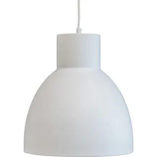 Pendelleuchte LED, Hängelampe, Deckenlampe Pendel, Pendellampe Esstisch, Pendelleuchte für Wohnzimmer, Skandinavische Design, D30 weiß - Weiß