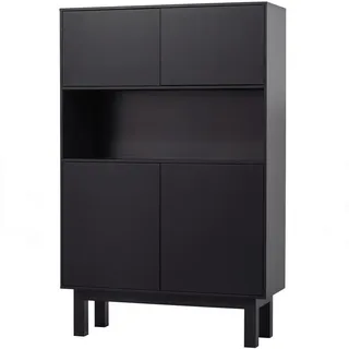 Livetastic Buffet Finca 110 x 170 x 40 cm Schwarz