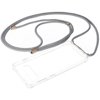 Necklace Case passend für Samsung Galaxy S10, Smartphonehülle mit Kordel grau,weiß zum Umhängen