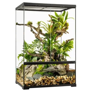 Exo Terra Pro Paludarium M X-tall Terrarium, 60x45x90cm - Black - 60 x 45 x 90 cm