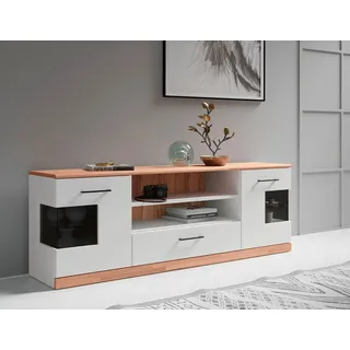 OTTO home Ribe Lowboard 160 cm 55 cm Weiß Massivholz