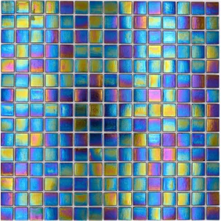 Perlmutt Mosaikfliesen Glasmosaik Bunt Spritzschutz Duschwand Küche 10 Matten