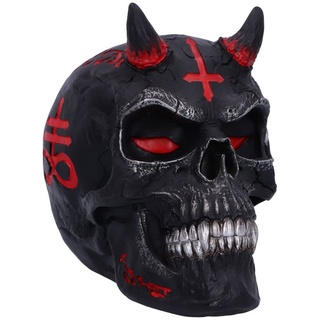 Nemesis Now James Ryman Totenkopf, Schwarz, 20 cm, Harz, Black Infernal