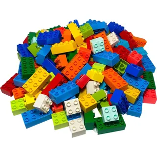 LEGO Duplo 10 Stück 2x2, 2x4 Bausteine Grundbausteine 3437