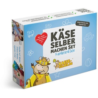 Käse selber Machen Set Käseset für Kinder Geschenkidee - Kinderedition BLAU