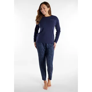 Tom Tailor Schlafanzug »Sitia« 2 tlg. Langarm, Rundhalsausschnitt, mit Muster, basic, Viskosemix