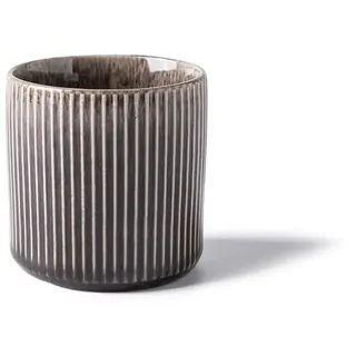 Laguiole - 4 Tassen D7.2xH7.5cm Steinzeug reaktiv CAPPUCCINO