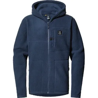 Haglöfs Herren Malung Pile Hood Fleecejacke Tarn Blue L