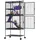 Kleintierkäfig 61 x 44 x 138 schwarz