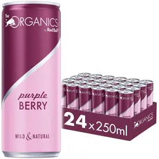 The Organics by Red Bull Purple Berry, 24 x 250 ml, Dosen Bio Getränke 24er Palette