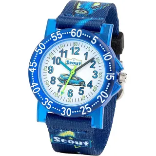 Scout The IT Collection 0 mm Textilgehäuse mehrfarbig Textilarmband grün blau