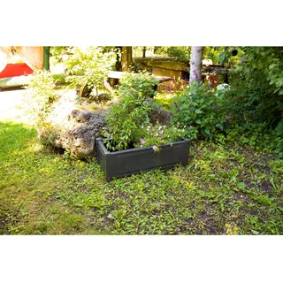 KHW Pflanzkübel 100 x 43 cm Grau