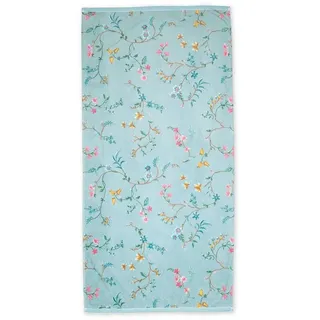 Pip Studio Les Fleurs Handtuch 55 x 100 cm blau