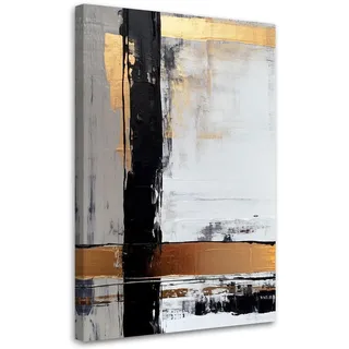 Kunstloft Kunstdruck Gold 60/90 cm , Goldfarben , Textil , 60x90 cm , Bilder & Rahmen, Bilder, Leinwandbilder