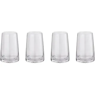 Butlers Trinkgläser (4er Set) Serena 500 ml , Transparent , Glas , Gläser, Trinkgläser