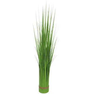 Flair Flower Künstliches Gras Grasbündel Grasbund Blütengrasbund Deko Bund stehend Stehgras Dekogras Kunstgras Pflanzen Ziergras Grasbusch Grasarrangement Gräser Kunstpflanzen Blumen Bündel, 110 cm