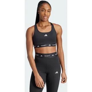 adidas Damen Techfit Sport-BH schwarz M