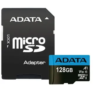 A-Data Adata Premier microSDXC/SDHC UHS-I Speicherkarte, Mit Adapter - 100MB/s - 128GB
