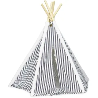 Vilac Mini gestreiftes Tipi - Schwarz